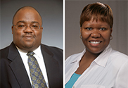 Dr. Antoine Alston and Dr. Chastity Warren English