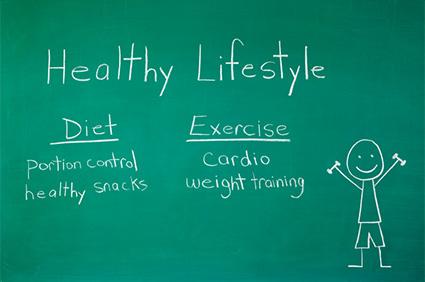 iStock image Healthy Lifestyle , diet and exercise