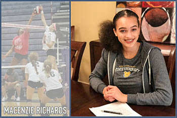 Volleyball Announces Signing of Richards