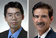 Dr. Lijun Wang (left), and Dr. Abolghasem Shahbazi (right)