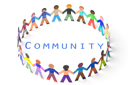 iStock 8337660: Circle around the word community 