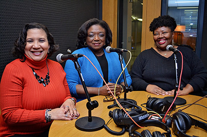 Dr. Sharon Warren Cook, Dr. Veita Bland and Ezinma Murphy