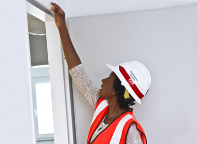 Advancing Minorities’ Interest in Engineering (AMIE) student at work