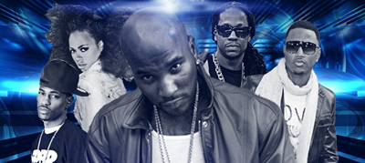 R&B superstar Trey Songz and rapper 2 Chainz. Feature rappers Young Jeezy, Big Sean and coming singer, Elle Varner.
