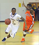 N.C. A&T Basketball player Michael Briscoe