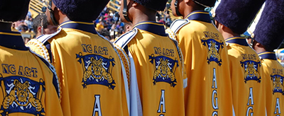 North Carolina A&T State University’s Blue & Gold Marching Machine