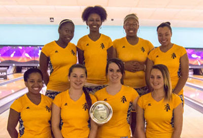 The North Carolina A&T bowling team