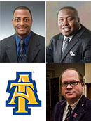 Anthony Graham (top left), Louis Judge III (top right) and Samuel C. Cook IV (bottom right)