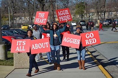 Aggies Go Red for Heart Disease