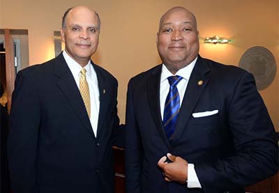 Chancellor Martin and Senator Joel Ford