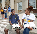 NCAT Students in front of Dudley