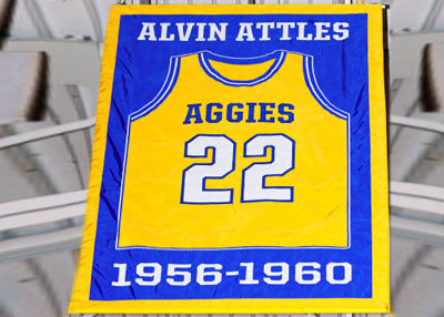 Attles’ No. 22 Now in the Corbett Sports Center Rafters