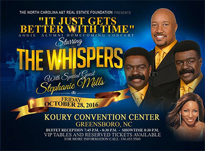 The Whispers and Stephanie Mills Alumni concert