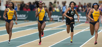 The North Carolina A&T men’s and women’s outdoor track and field teams 