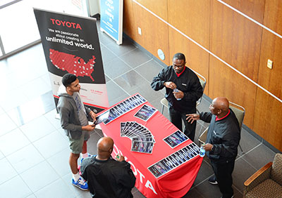 Alumni Return to Campus as Representatives for Toyota Day 