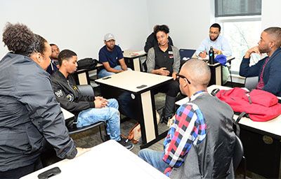 Global automotive manufacturer Toyota Motor Corporation meet with NCAT students.