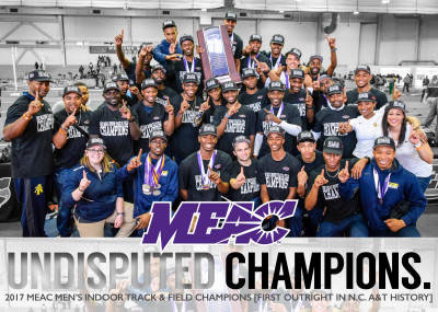 Aggie Men and Women’s Track Undisputed MEAC Champions; Double Marks in History Books	