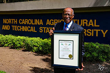 N.C. A&T Alumnus, Receives Highest Award in the State of North Carolina