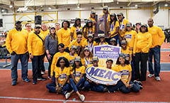 Men’s and Women’s Indoor Track Team Sweep MEAC Championships for Third Straight Year