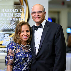 Chancellor Martin and Mrs. Martin at Retirement Gala