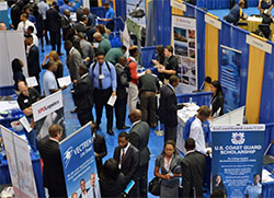 The Fall 2018 Career Fair drew a record 700 representatives from more than 200 employers.