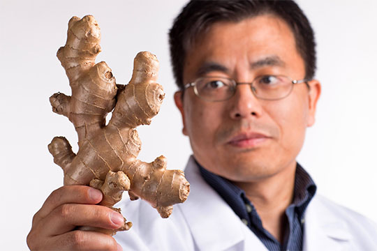 Dr. Shengmin Sang research on ginger